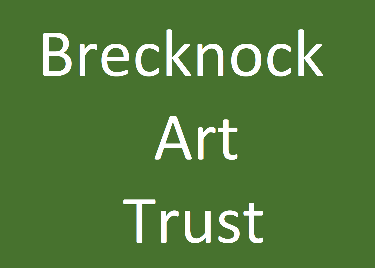 Logo Brecknock Art TRust