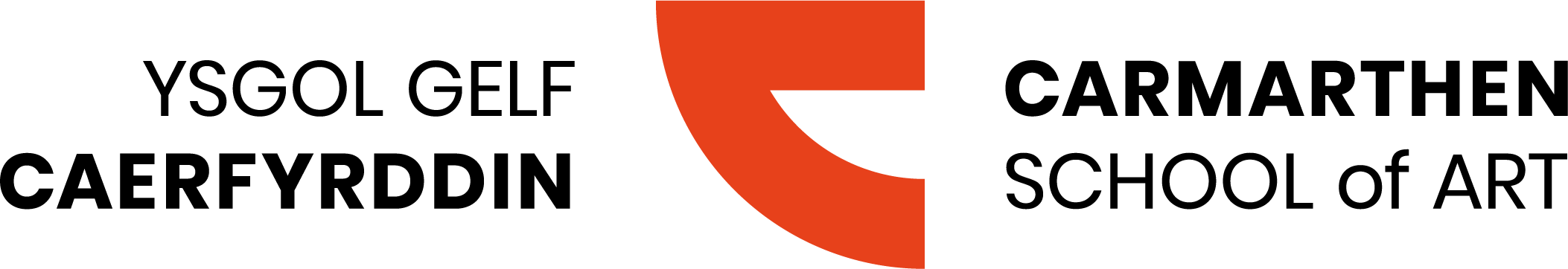 Logo Ysgol Gelf Caerfyrddin