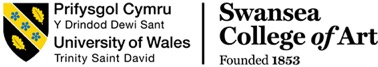 Logo Coleg Celf Abertawe, PCDDS