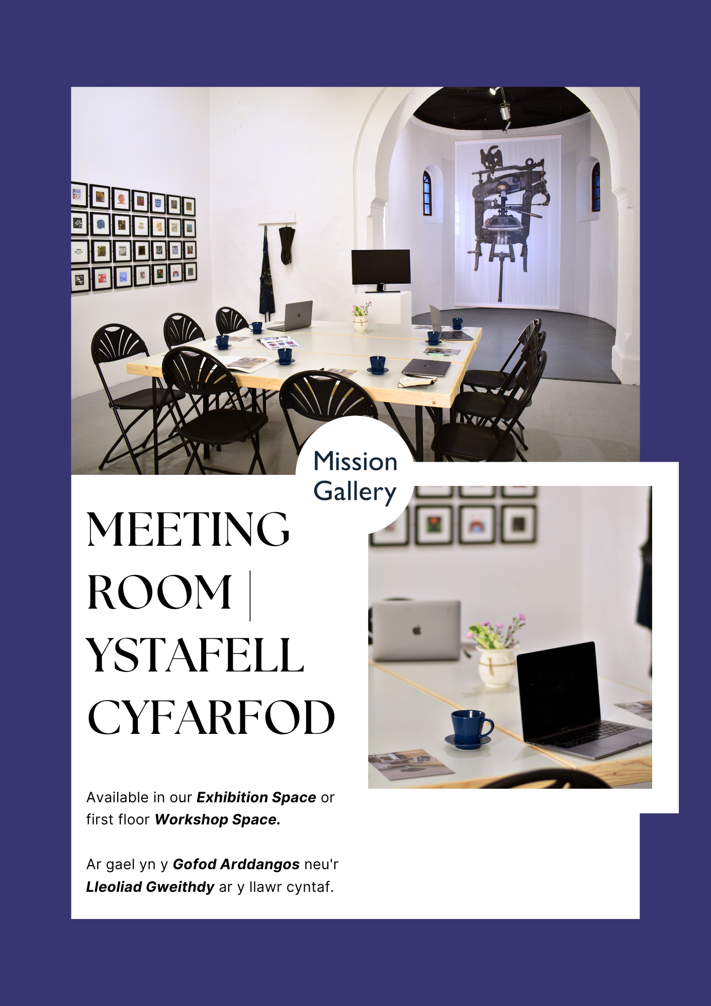 Mission Gallery Venue Hire Pack, meeting room
