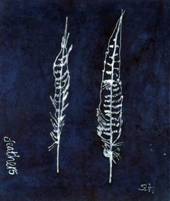 Technegau Llifo Batic ac Indigo gyda Sara Holden