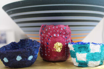 Papier Mâché a Chreu Llyfrau Braslunio. Llyfrau braslunio Synhwyraidd: